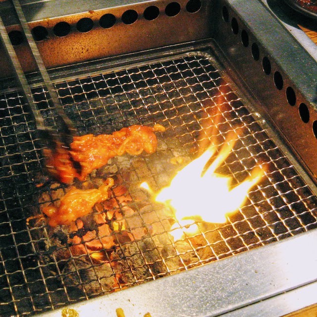 Yakiniku flame